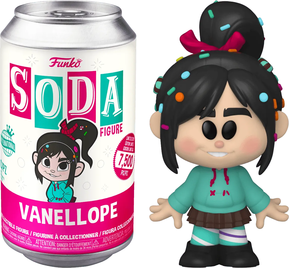 FUN63890 Wreck-It Ralph - Vanellope (with chase) Vinyl Soda - Funko - Titan Pop Culture