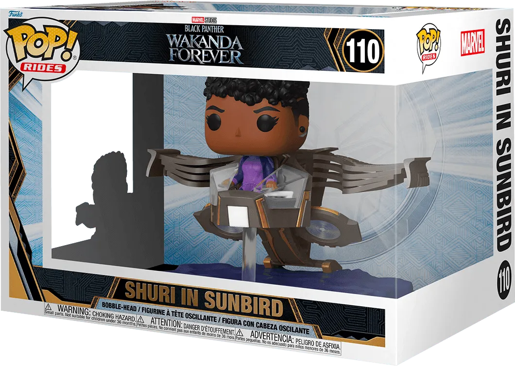 FUN63947 Black Panther 2: Wakanda Forever - Shuri in Sunbird Pop! Ride - Funko - Titan Pop Culture