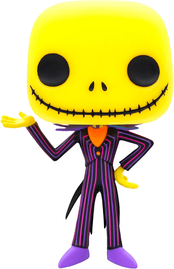 FUN63960 The Nightmare Before Christmas - Jack Skellington Black Light Pop! Vinyl - Funko - Titan Pop Culture