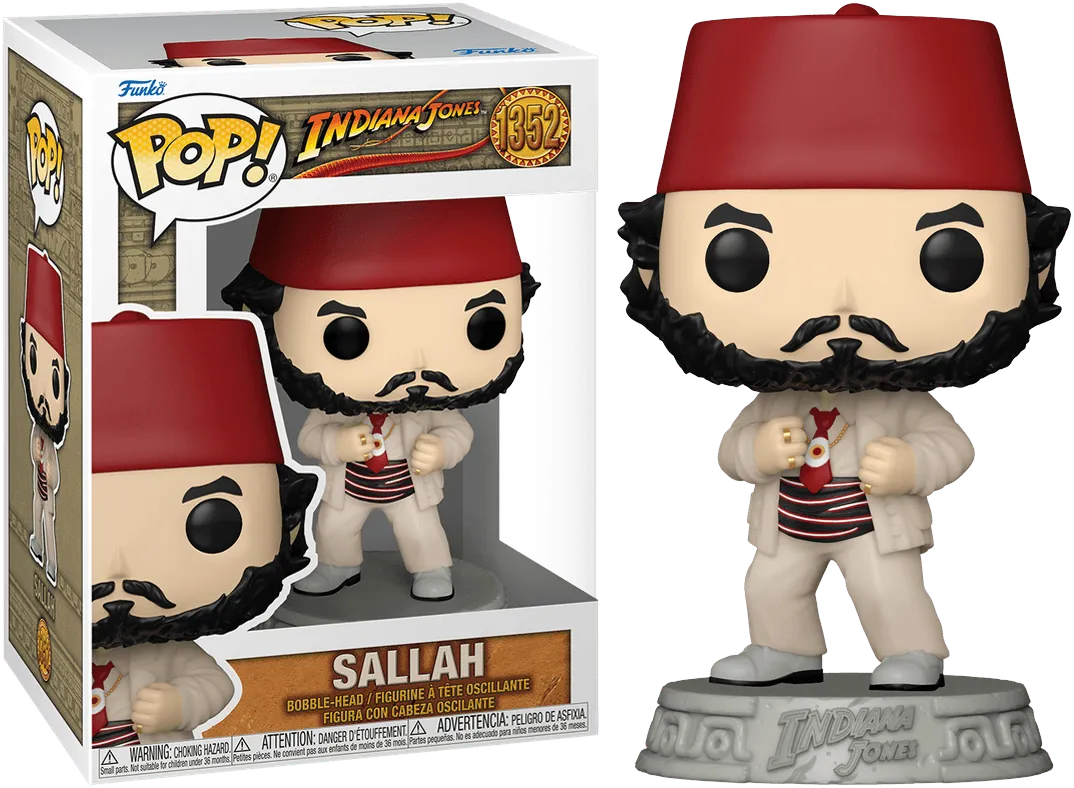 FUN63988 Indiana Jones and the Last Crusade - Sallah Pop! Vinyl - Funko - Titan Pop Culture