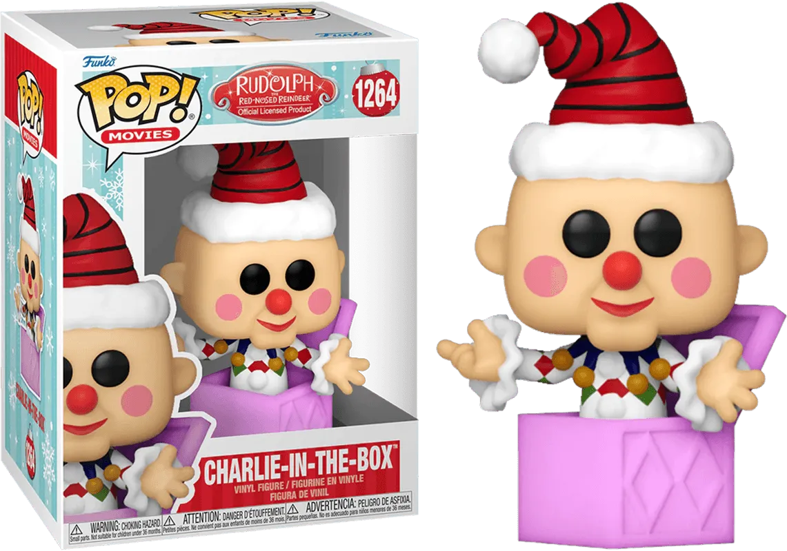 FUN64341 Rudolph - Charlie in the Box Pop! Vinyl - Funko - Titan Pop Culture