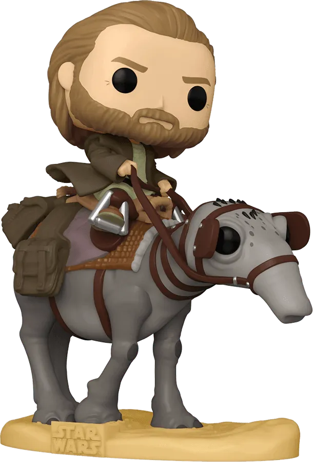 FUN64554 Star Wars - Ben Kenobi on Eopie Pop! Deluxe - Funko - Titan Pop Culture