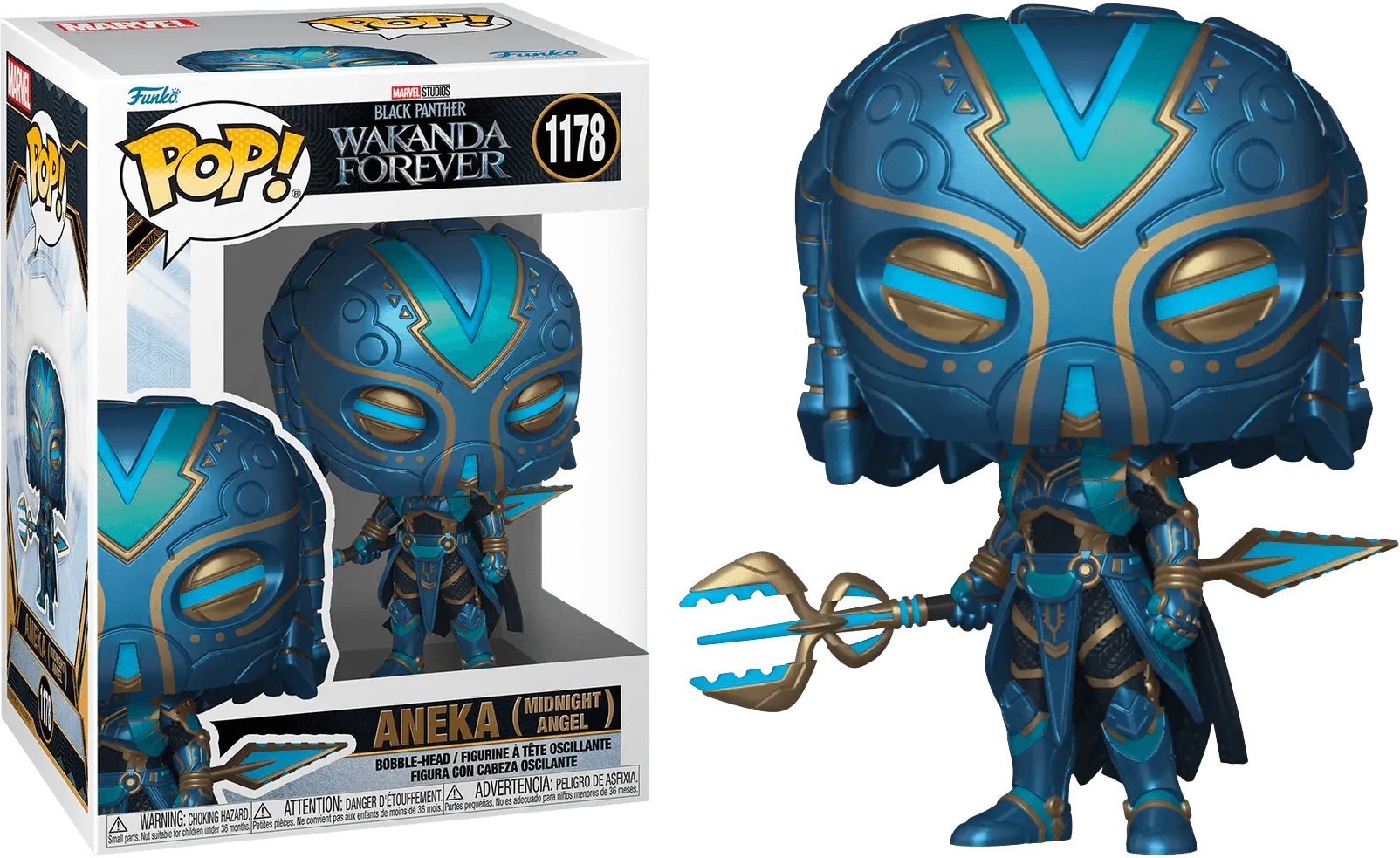 FUN66720 Black Panther 2: Wakanda Forever - Aneka (Midnight Angel) Pop! Vinyl - Funko - Titan Pop Culture