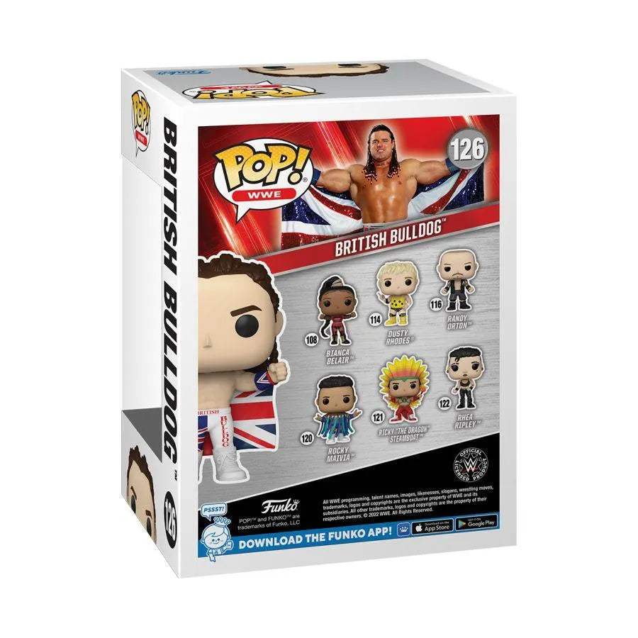 FUN67396 WWE - British Bulldog Pop! Vinyl - Funko - Titan Pop Culture