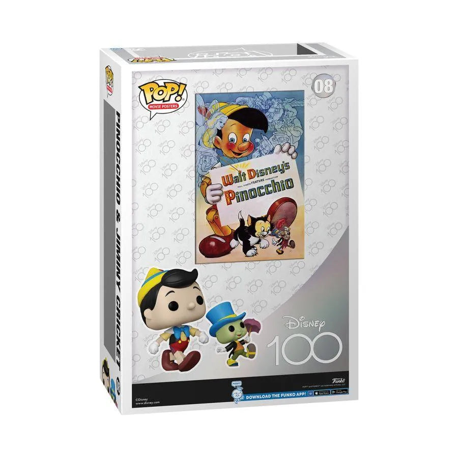 FUN67579 Pinocchio (1940) - Pinocchio & Jiminy Cricket Pop! Poster - Funko - Titan Pop Culture