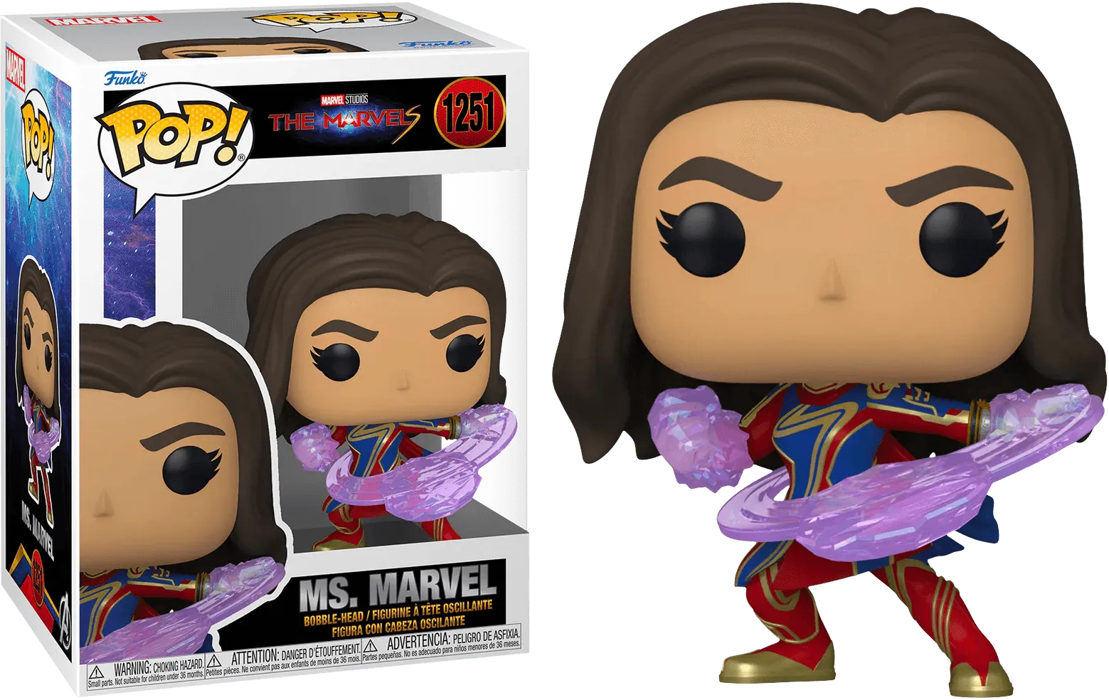 FUN67597 The Marvels (2023) - Ms. Marvel Pop! Vinyl - Funko - Titan Pop Culture