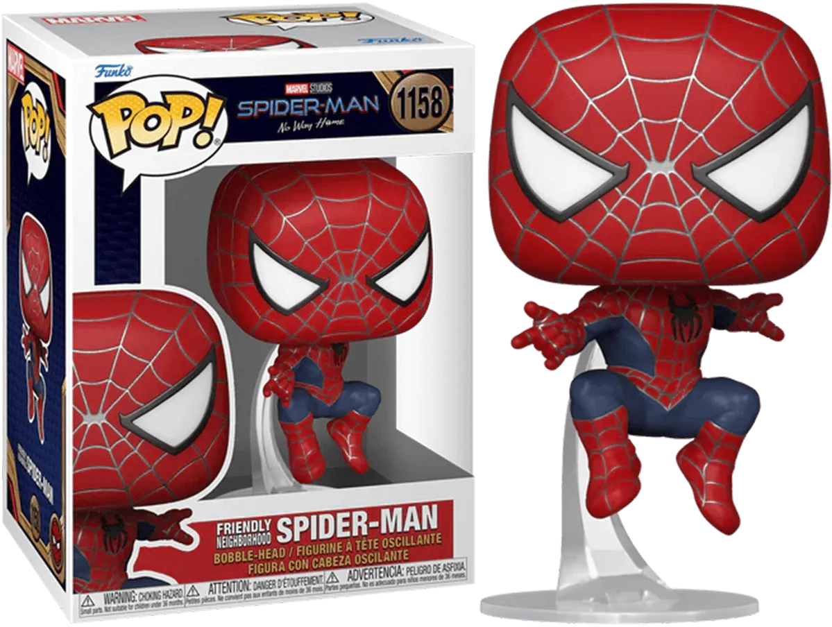 FUN67607 Spider-Man: No Way Home - Friendly Neighborhood Spider-Man Pop! Vinyl - Funko - Titan Pop Culture