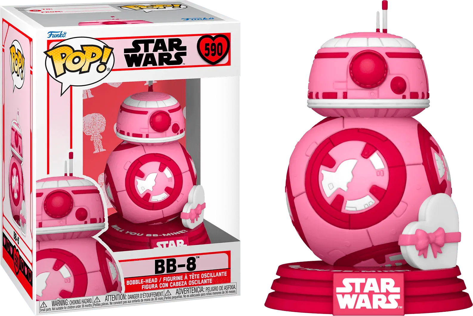 FUN67611 Star Wars - BB-8 Valentines Edition Pop! Vinyl - Funko - Titan Pop Culture