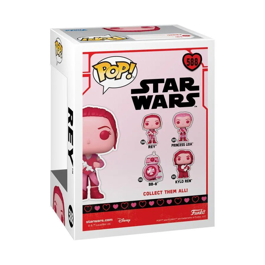 FUN67614 Star Wars - Rey Valentines Edition Pop! Vinyl - Funko - Titan Pop Culture