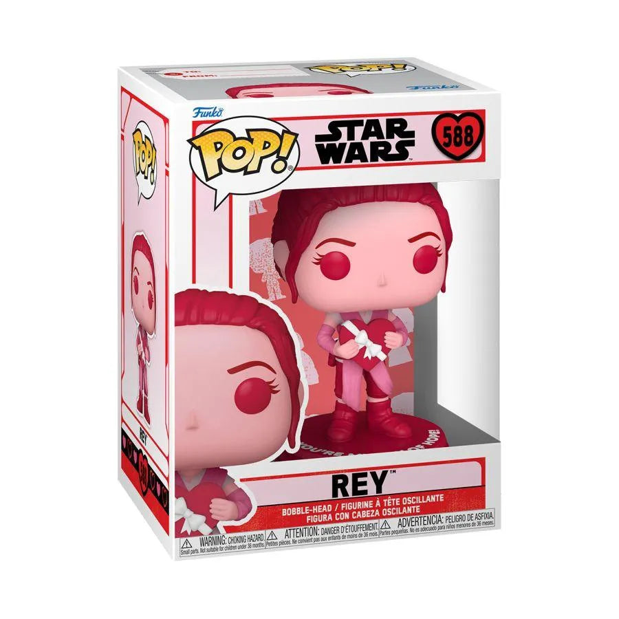 FUN67614 Star Wars - Rey Valentines Edition Pop! Vinyl - Funko - Titan Pop Culture