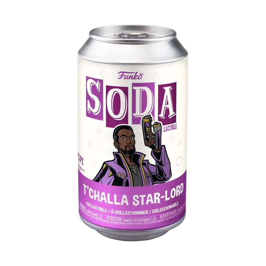 FUN68840 What If - Starlord T'Challa (with chase) Vinyl Soda - Funko - Titan Pop Culture
