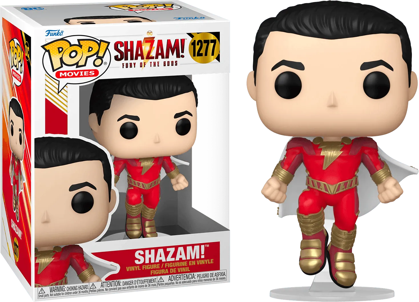 FUN69120 Shazam! 2: Fury of the Gods - Shazam! (with chase) Pop! Vinyl - Funko - Titan Pop Culture