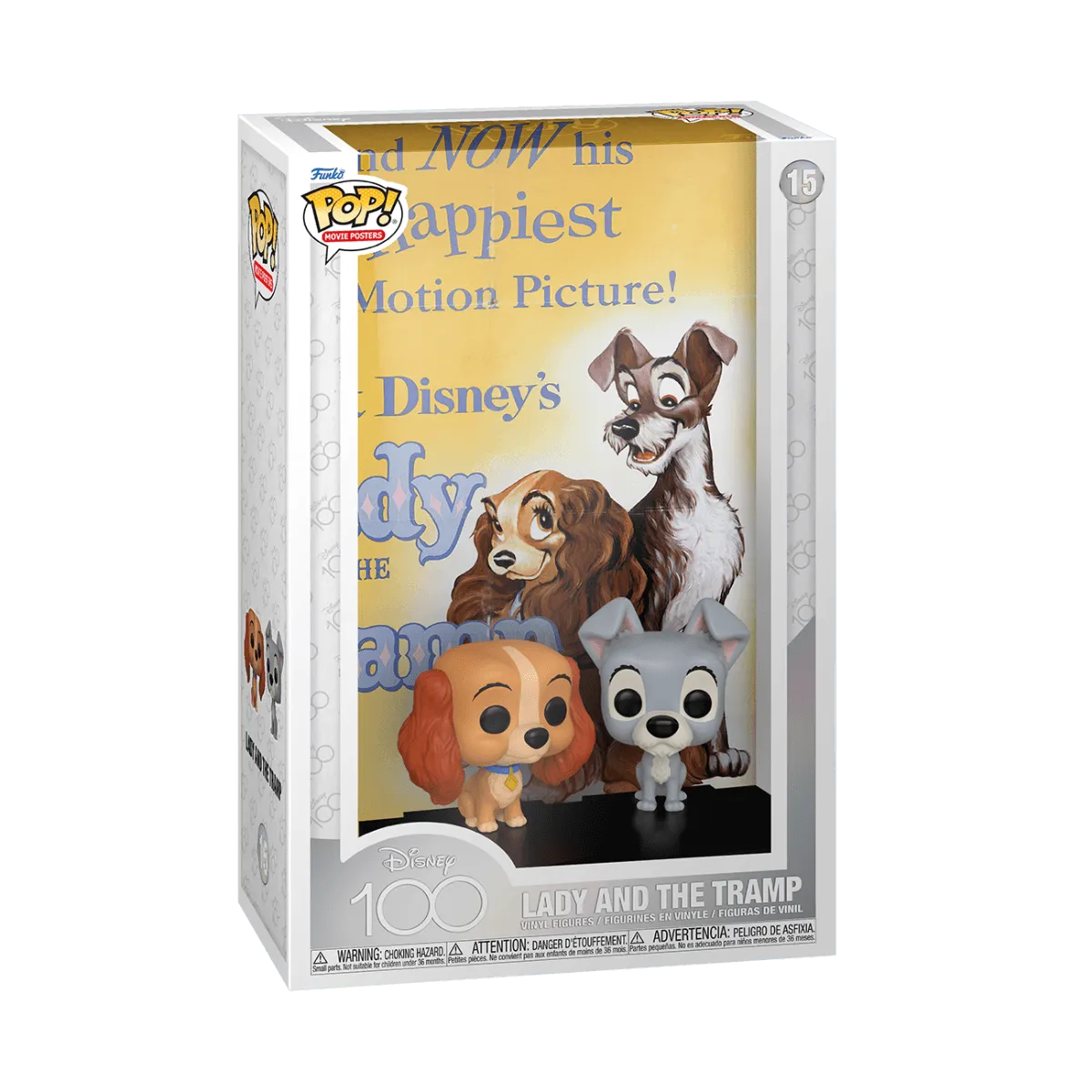 FUN70142 Disney: D100 - Lady & the Tramp Pop! Movie Poster - Funko - Titan Pop Culture