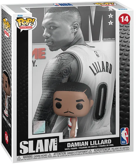 FUN70626 NBA: Slam - Damian Lillard Pop! Magazine Cover - Funko - Titan Pop Culture