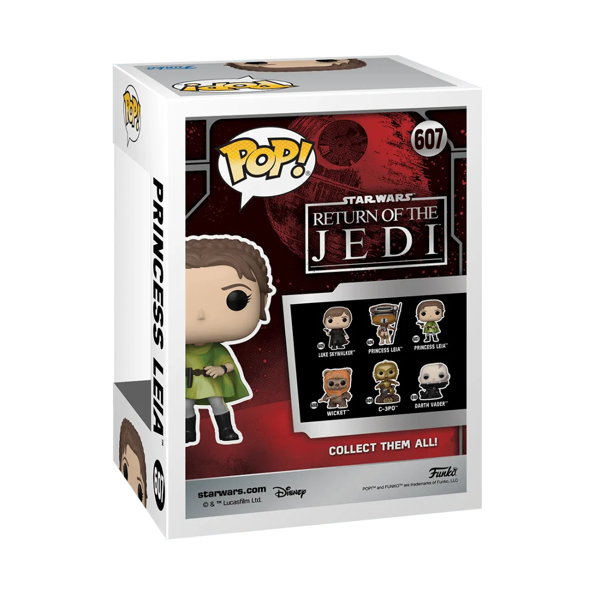 FUN70747 Star Wars: Return of the Jedi 40th Anniversary - Leia Bounty Hunter Pop! Vinyl - Funko - Titan Pop Culture