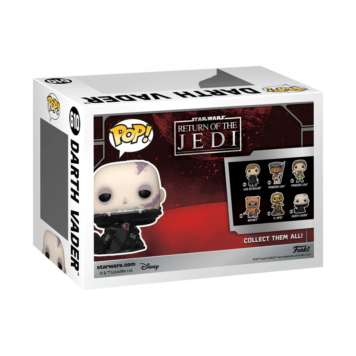 FUN70750 Star Wars: Return of the Jedi 40th Anniversary - Vader Unmasked Pop! Vinyl - Funko - Titan Pop Culture