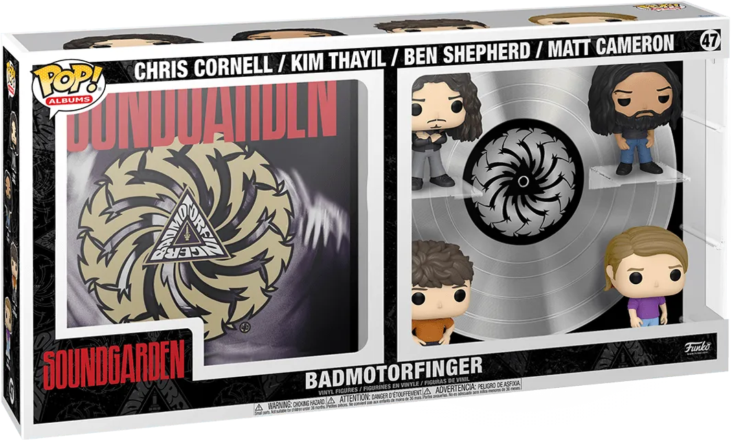 FUN70825 Soundgarden - Badmotorfinger Pop! Album Deluxe - Funko - Titan Pop Culture