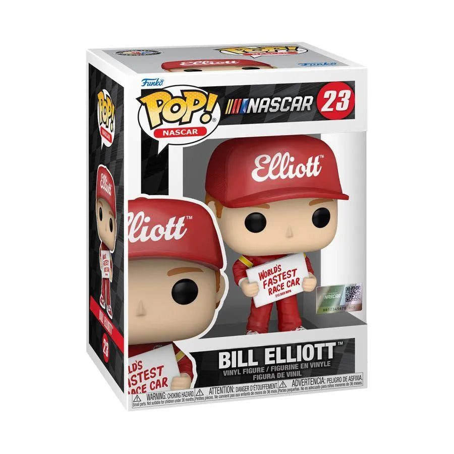 FUN70994 Nascar - Bill Elliott holding Fastest Race Car Sign Pop! Vinyl - Funko - Titan Pop Culture