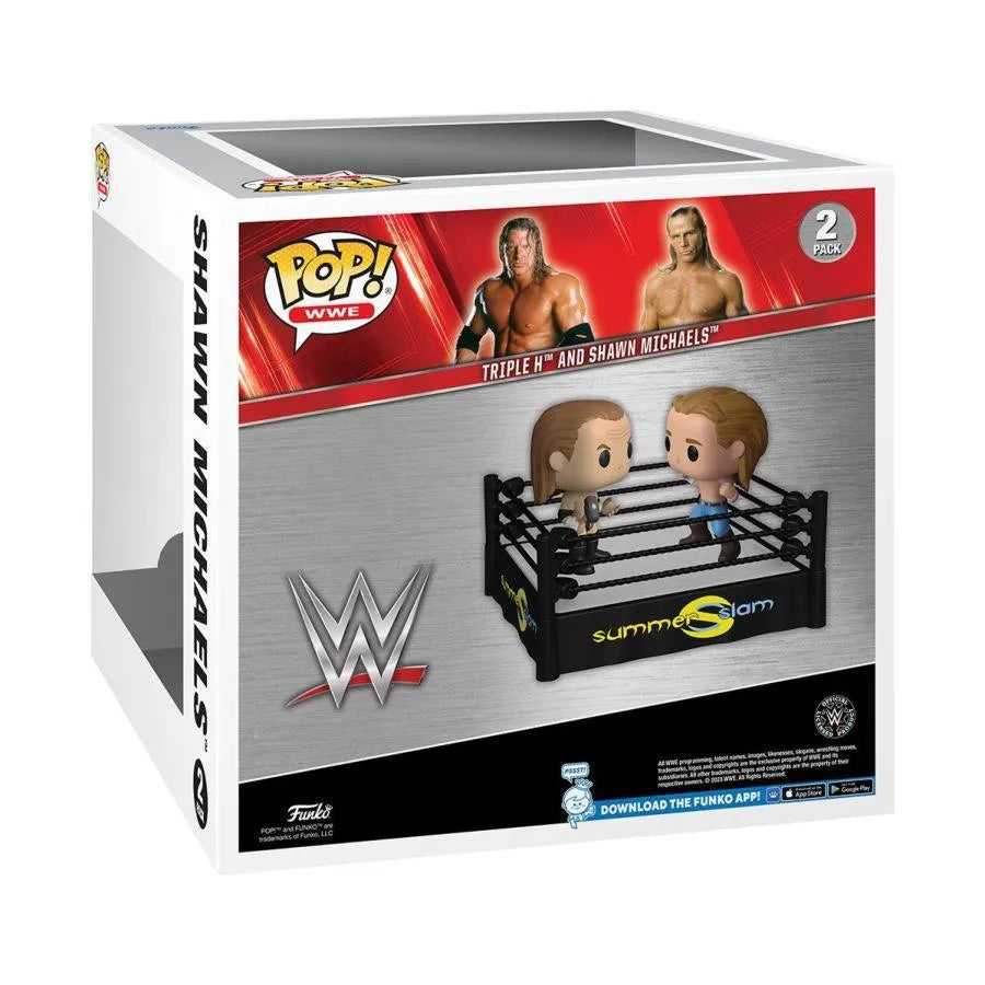 FUN72229 WWE - SuperSlam Ring Triple H & Shawn Michaels Pop! Moment - Funko - Titan Pop Culture