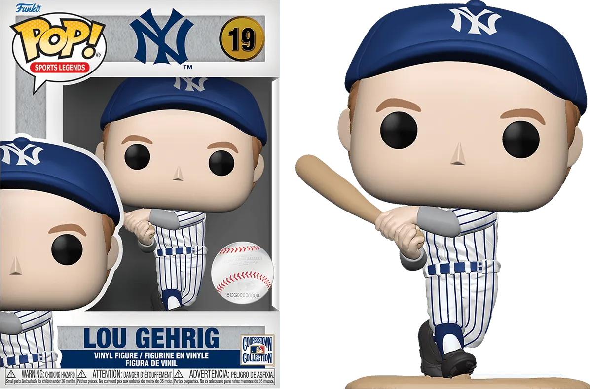 FUN72247 MLB: Legends - Lou Gehrig (with chase) Pop! Vinyl - Funko - Titan Pop Culture