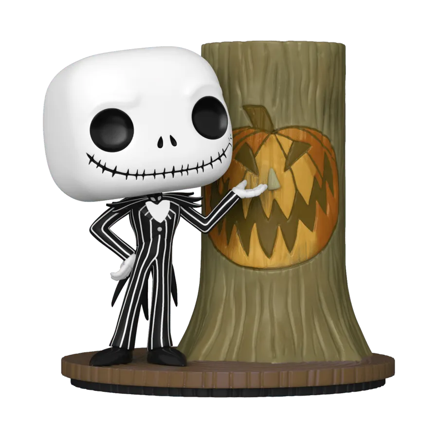 FUN72311 The Nightmare Before Christmas - Jack with Halloween Town Door 30th Anniversary Pop! Deluxe - Funko - Titan Pop Culture