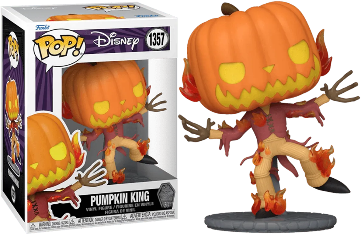 FUN72314 The Nightmare Before Christmas - Pumpkin King 30th Anniversary Pop! Vinyl - Funko - Titan Pop Culture