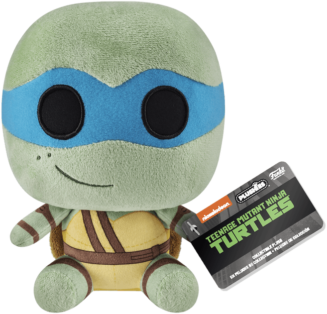 FUN72344 Teenage Mutant Ninja Turtles (TV 2012) - Leonardo 7" Plush - Funko - Titan Pop Culture