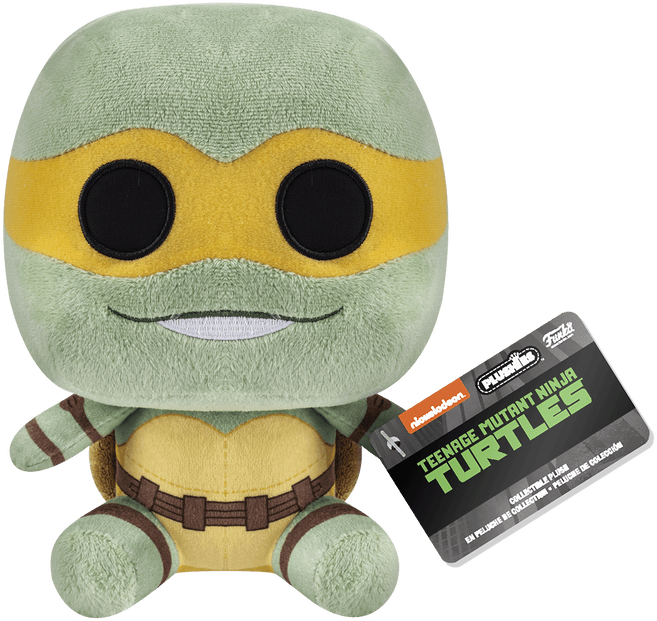 FUN72346 Teenage Mutant Ninja Turtles (TV 2012) - Michaelangelo 7" Plush - Funko - Titan Pop Culture