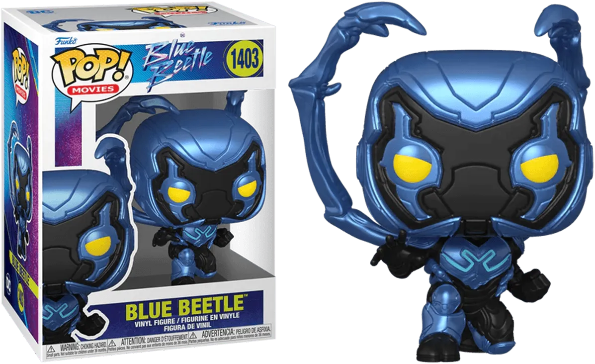 FUN72350 Blue Beetle (2023) - Blue Beetle (with chase) Pop! Vinyl - Funko - Titan Pop Culture