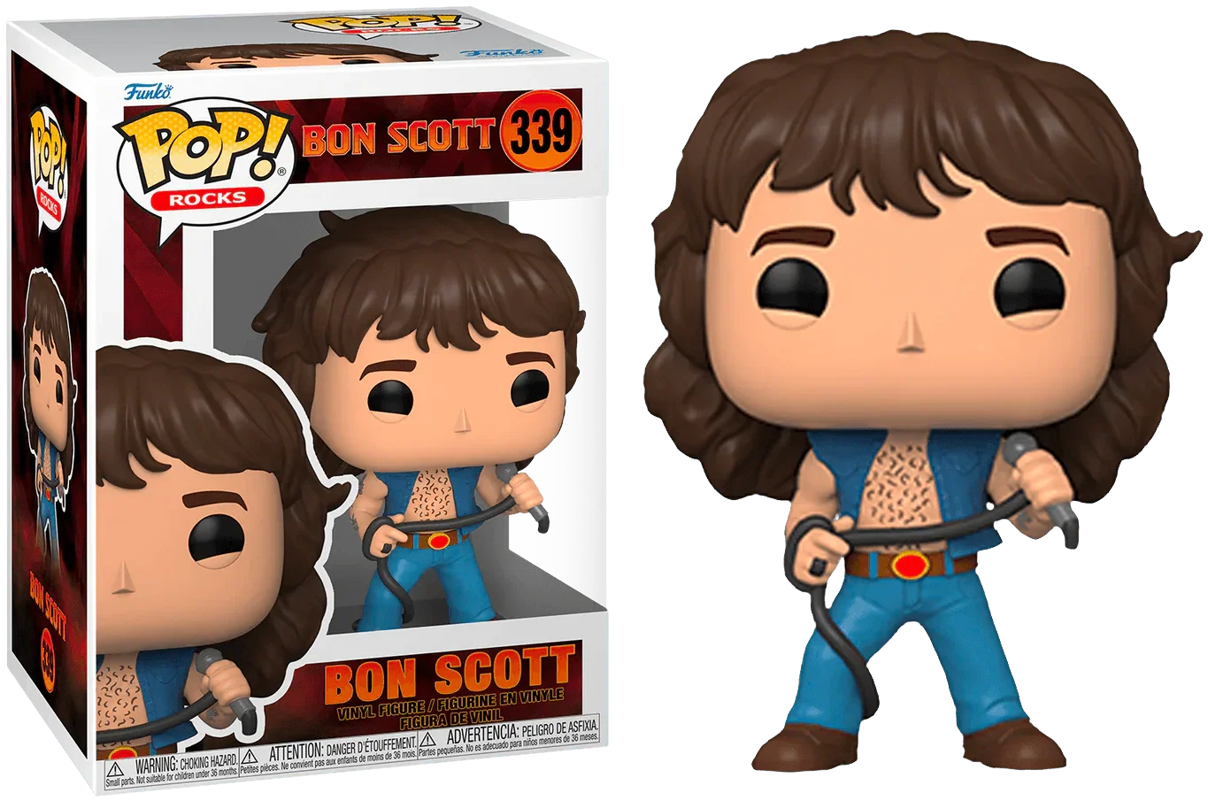 FUN72564 AC/DC - Bon Scott Pop! Vinyl - Funko - Titan Pop Culture