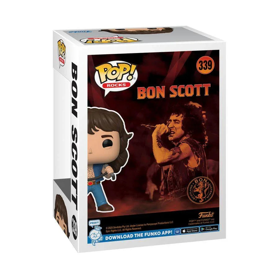 FUN72564 AC/DC - Bon Scott Pop! Vinyl - Funko - Titan Pop Culture