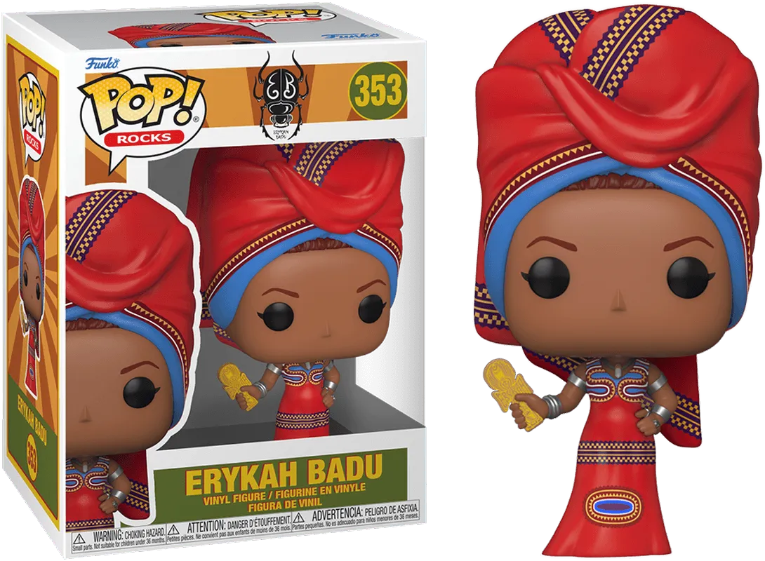 FUN72568 Erykah Badu - Erykah Badu (Tyrone) Pop! Vinyl - Funko - Titan Pop Culture