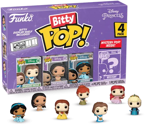 FUN73028 Disney Princess - Belle Bitty Pop! 4-Pack - Funko TBA - Titan Pop Culture