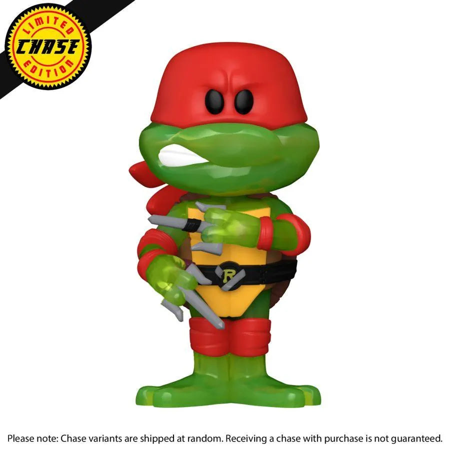 FUN73453 Teenage Mutant Ninja Turtles: Mutant Mayhem (2023) - Raphael {with chase) Vinyl Soda - Funko - Titan Pop Culture