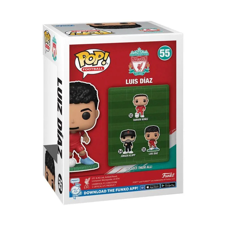 FUN73934 Football (Soccer) - Luis Diaz Liverpool Pop! Vinyl - Funko - Titan Pop Culture