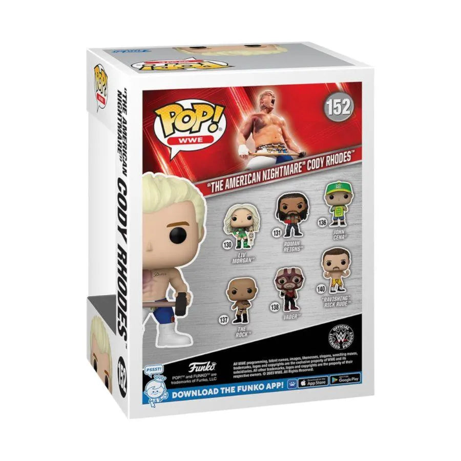 FUN75099 WWE - Cody Rhodes Pop! Vinyl - Funko TBA - Titan Pop Culture
