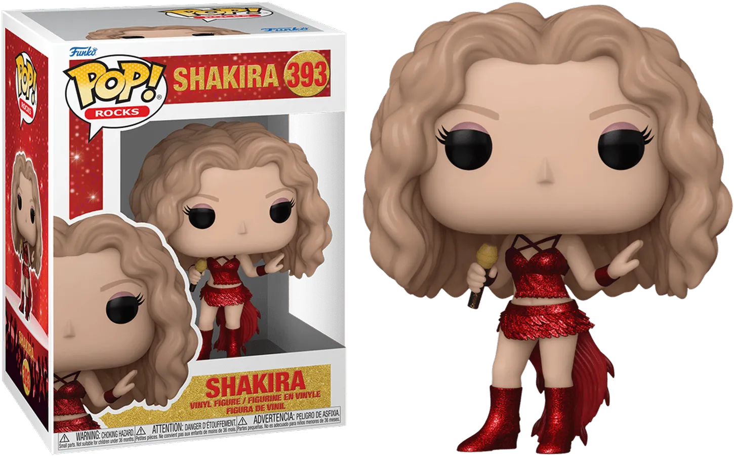 FUN75404 Shakira - Super Bowl LIV Halftime Show Diamond Glitter Pop! Vinyl - Funko - Titan Pop Culture