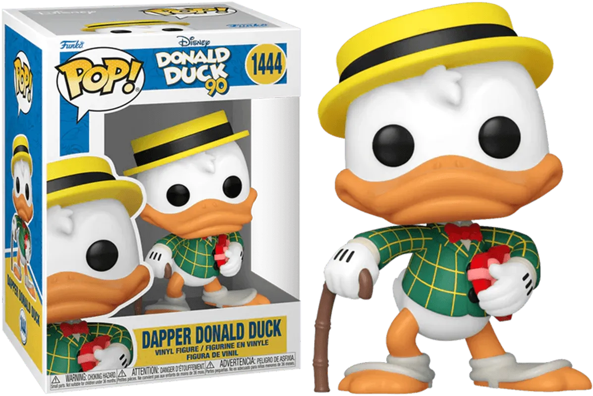 FUN75724 Donald Duck: 90th Anniversary - Donald Duck (Dapper) Pop! Vinyl - Funko - Titan Pop Culture