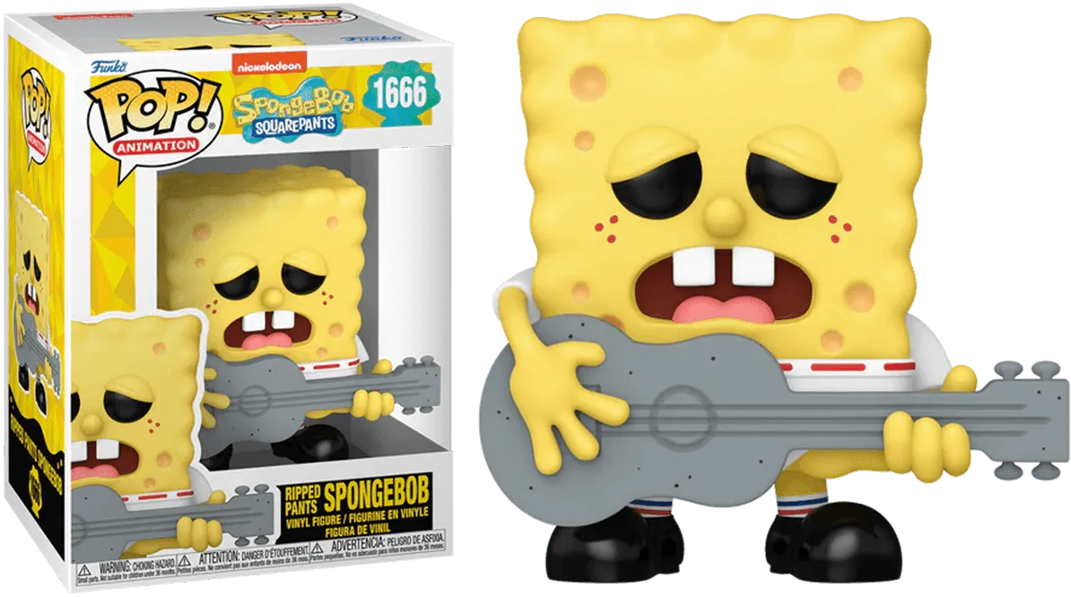 FUN75735 Spongebob: 25th Anniversary - Ripped Pants Spongebob Pop! Vinyl - Funko - Titan Pop Culture