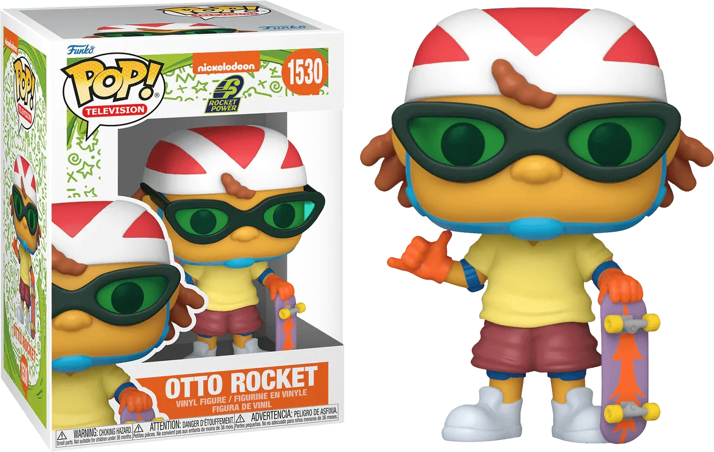 FUN75742 Nickelodeon Rewind - Otto Rocket Pop! Vinyl - Funko - Titan Pop Culture
