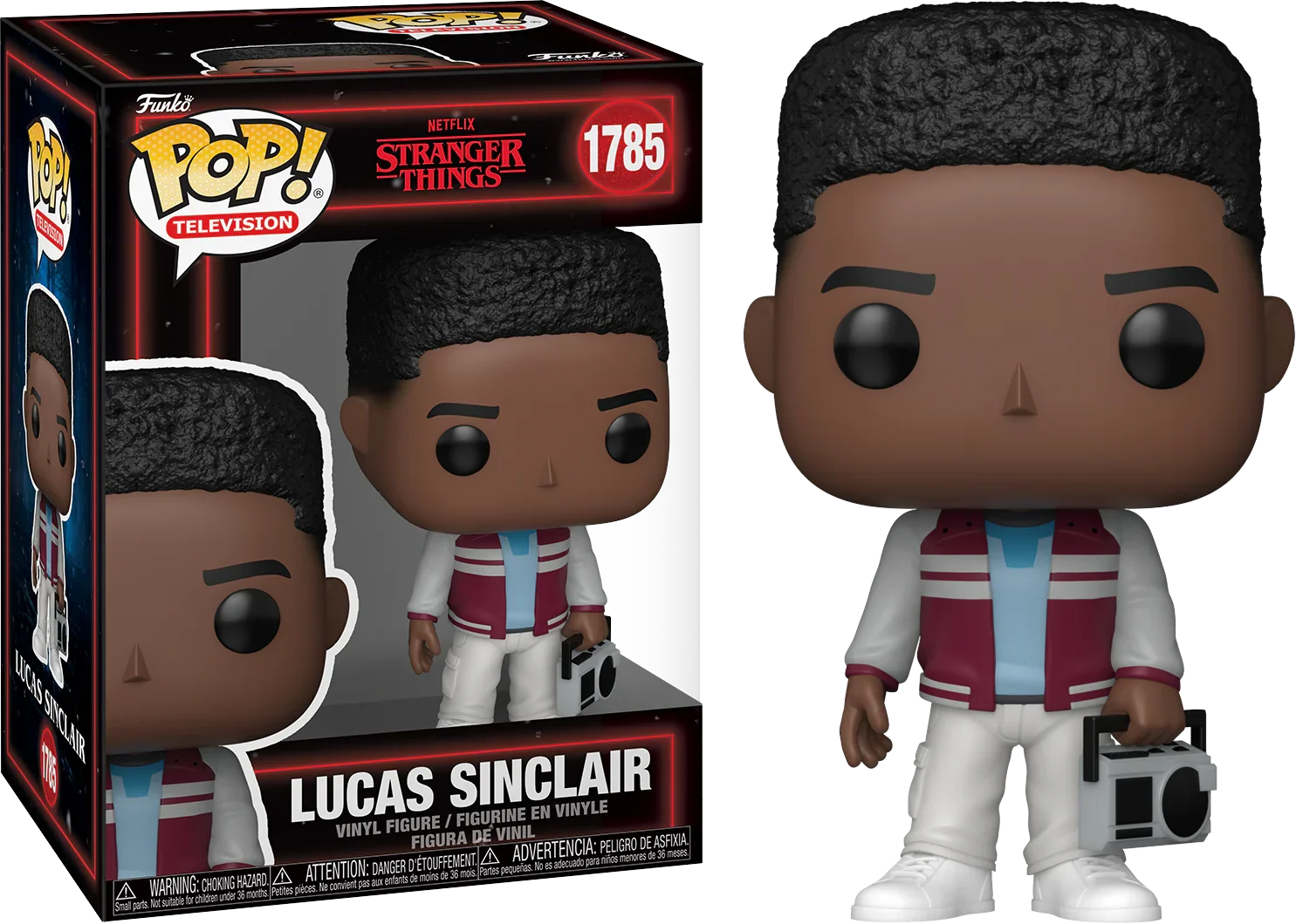 Stranger Things - Lucas Sinclair with Boombox Pop! Vinyl