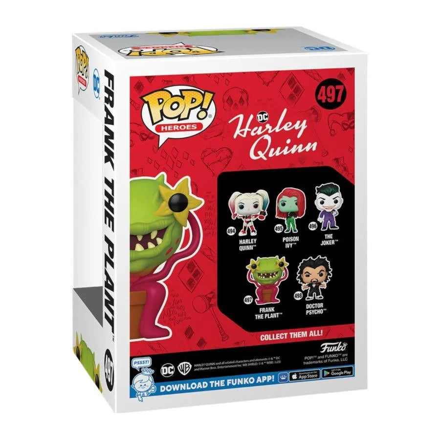 FUN75847 Harley Quinn: Animated TV Series (2019) - Frank the Plant Pop! Vinyl - Funko - Titan Pop Culture