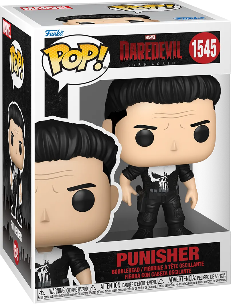 FUN75863 Daredevil: Born Again - Punisher Pop! Vinyl - Funko - Titan Pop Culture