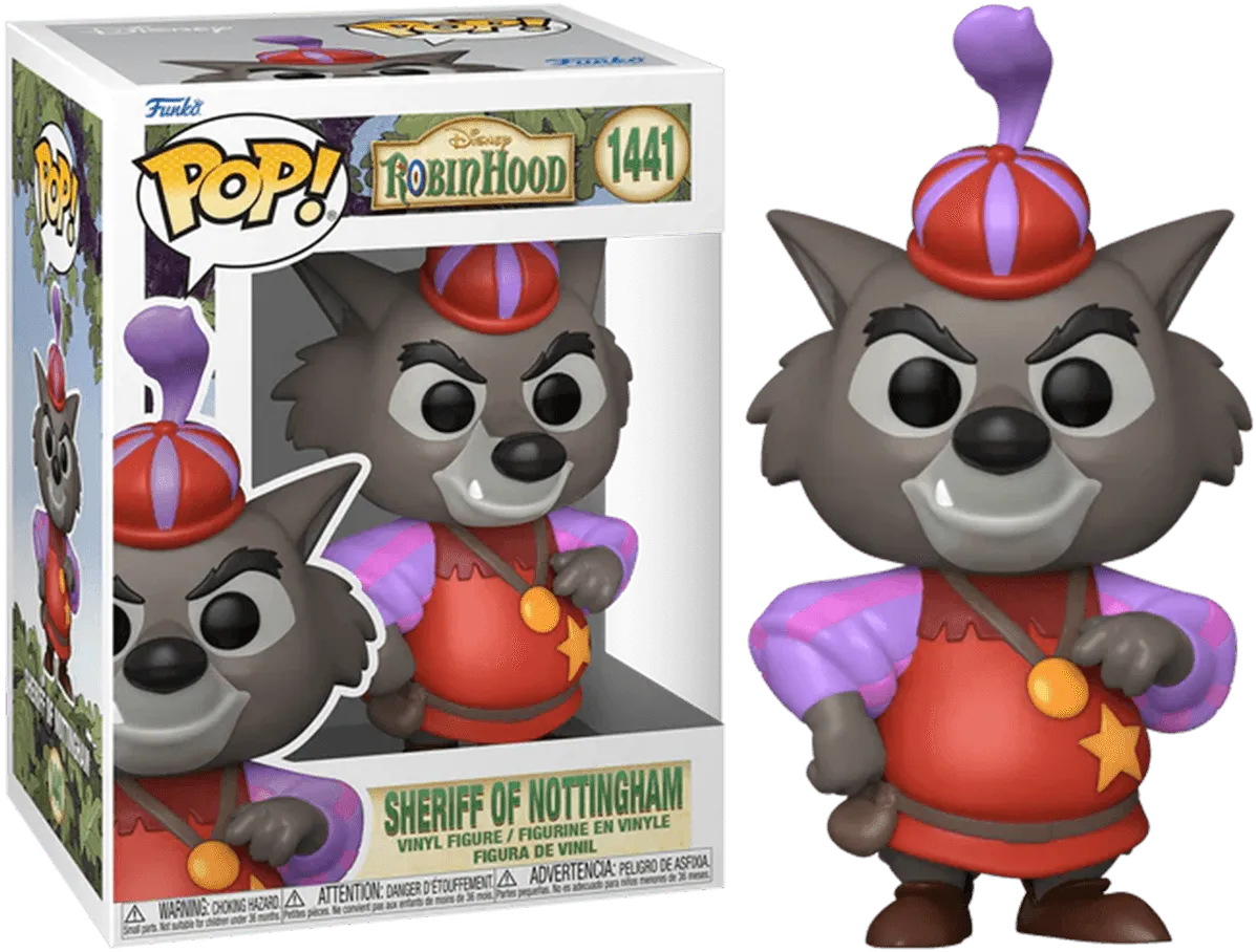 FUN75915 Robin Hood (1973) - Sheriff of Nottingham Pop! Vinyl - Funko - Titan Pop Culture