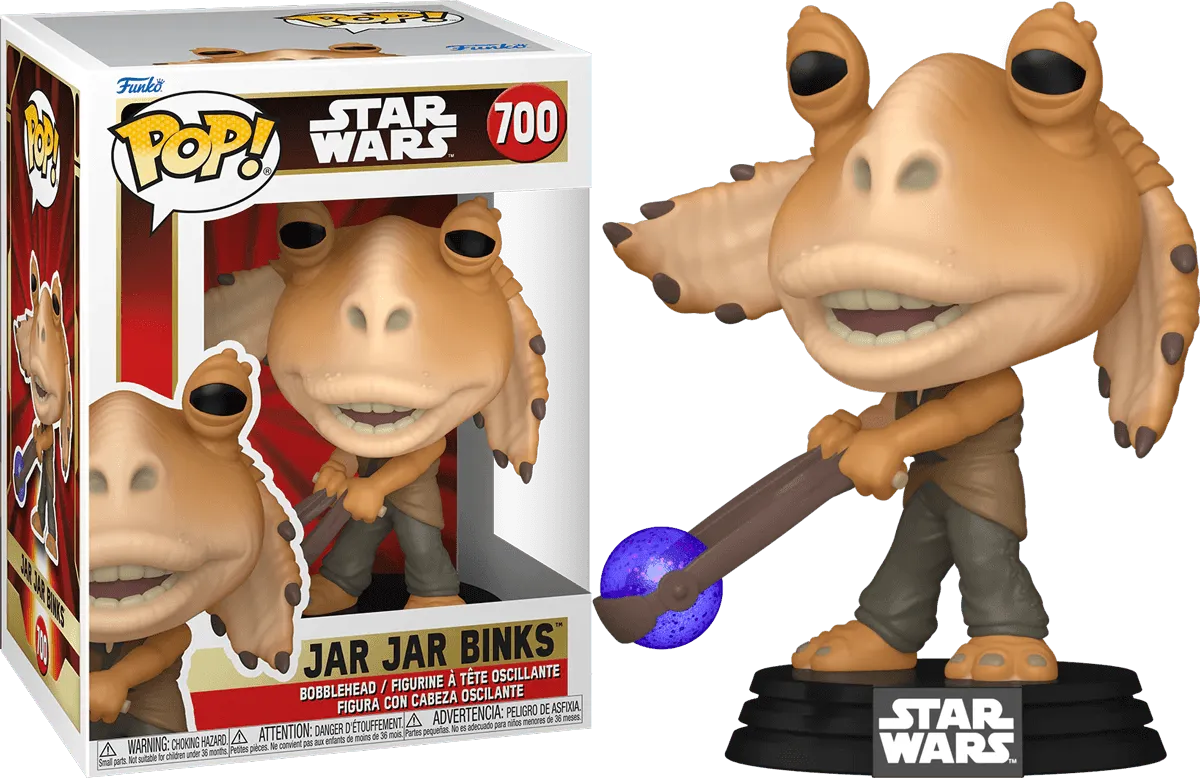 FUN76017 Star Wars: Phantom Menace 25th Anniversary - Jar Jar Binks Pop! Vinyl - Funko - Titan Pop Culture
