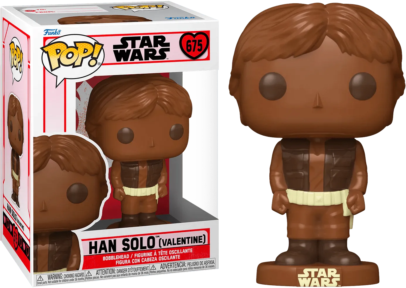 FUN76213 Star Wars: Valentines 2024 - Han Solo (Easter Chocolate) Pop! Vinyl - Funko - Titan Pop Culture
