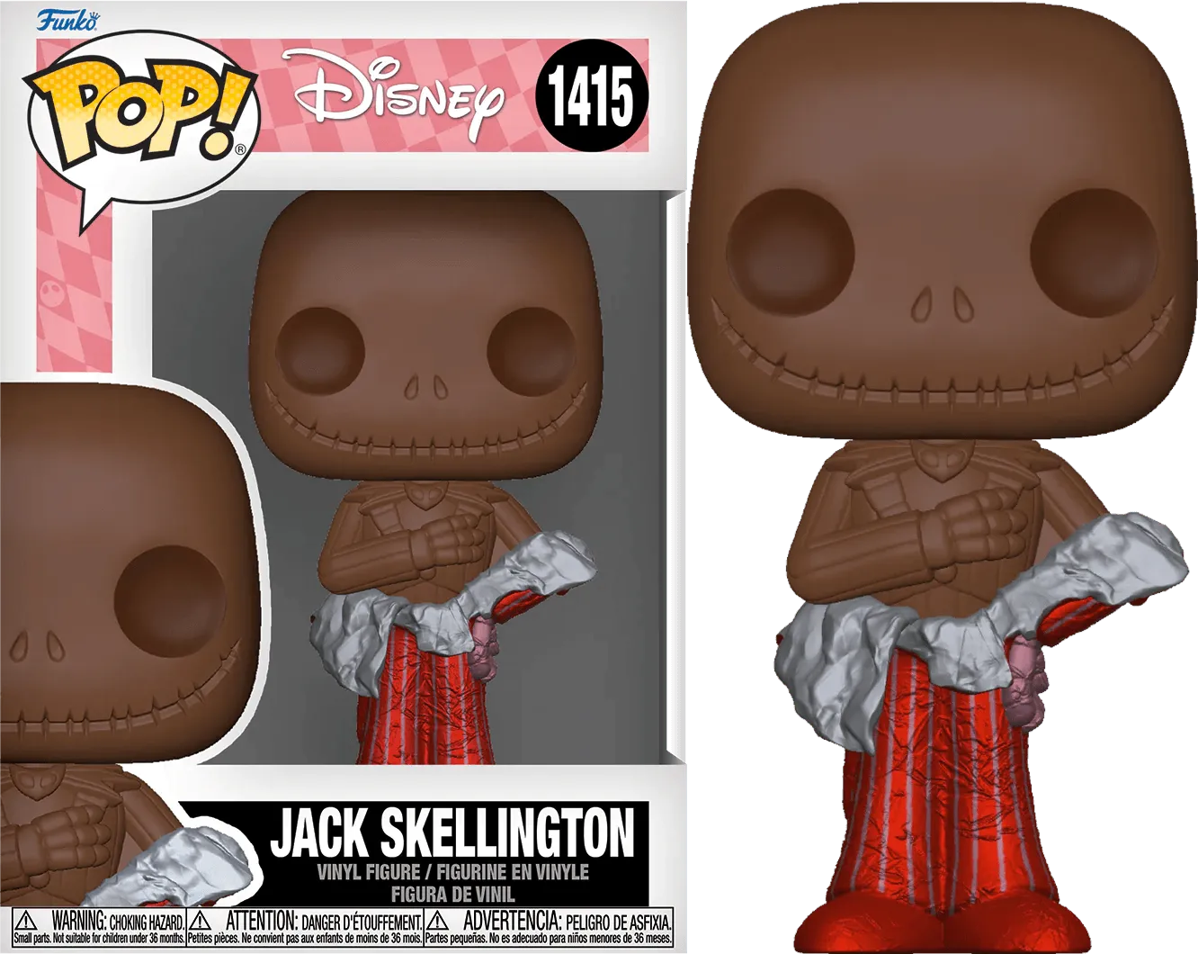 FUN76222 The Nightmare Before Christmas: Valentines 2024 - Jack (Easter Chocolate) Pop! Vinyl - Funko - Titan Pop Culture
