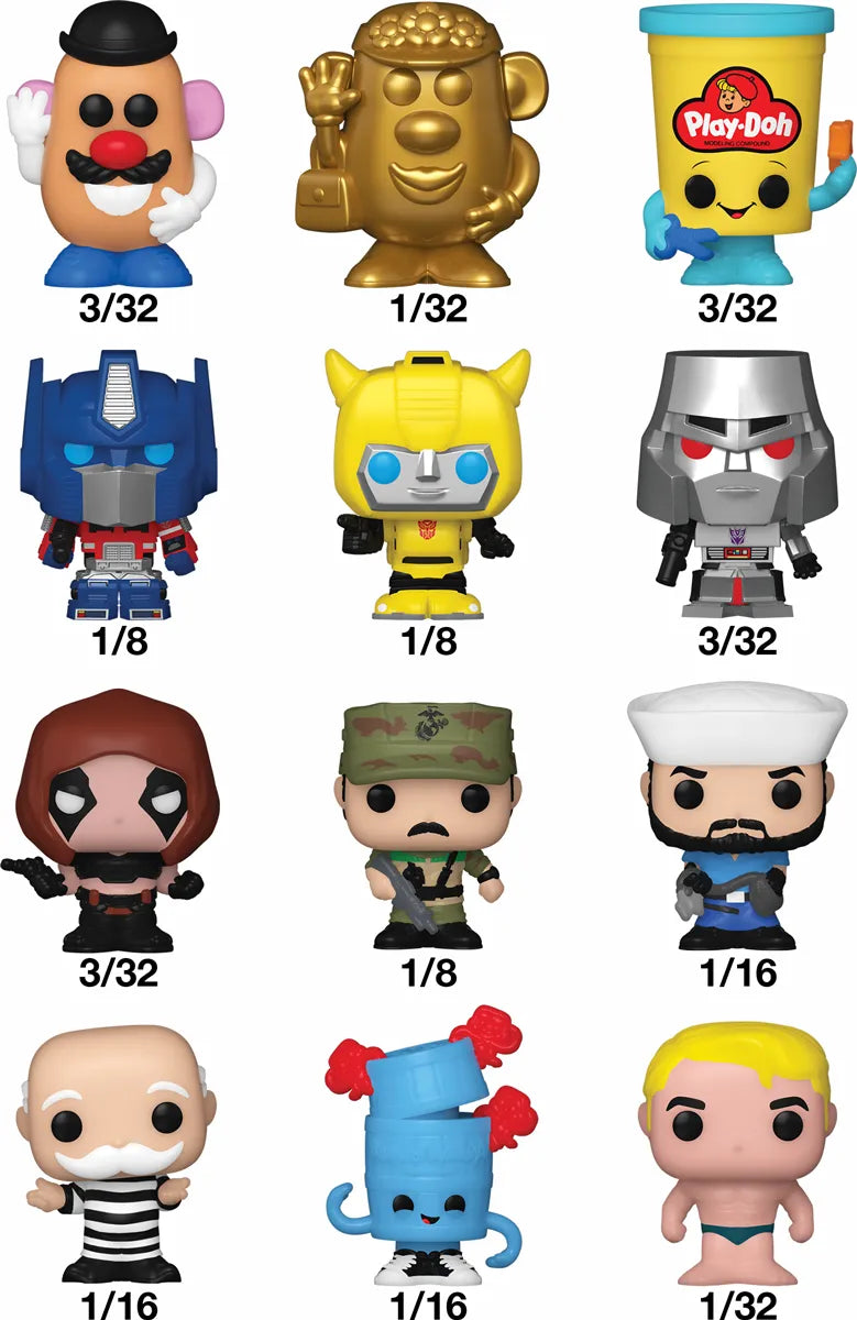 Retro Toys - Bitty Pop! Blind Bag Assortment (Display of 32)