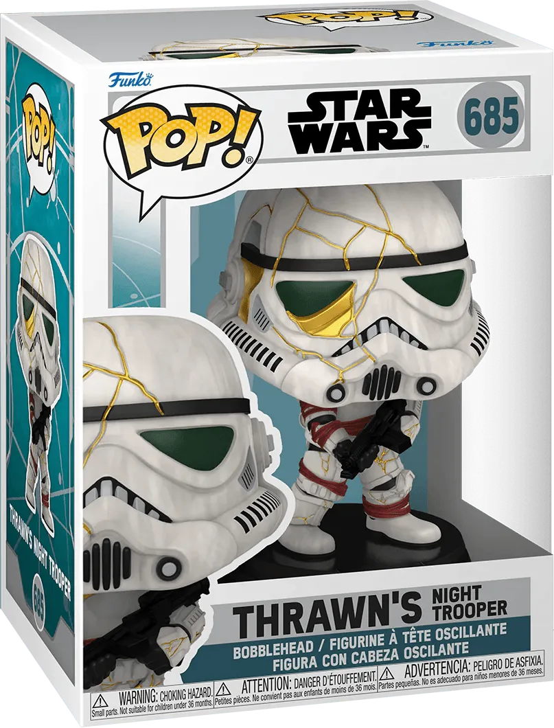 FUN76541 Star Wars: Ahsoka (TV) - Thrawn's Night Trooper (White/Gold Helmet) Pop! Vinyl - Funko - Titan Pop Culture