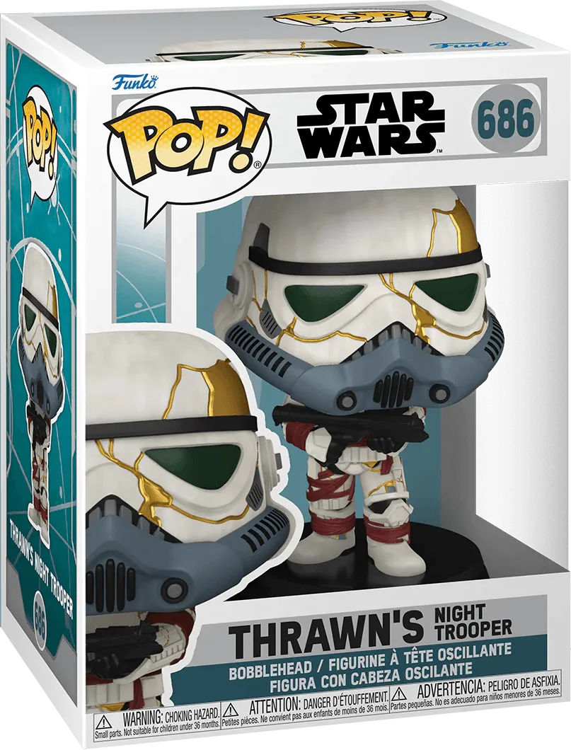 FUN76542 Star Wars: Ahsoka (TV) - Thrawn's Night Trooper (White/Grey Helmet) Pop! Vinyl - Funko - Titan Pop Culture
